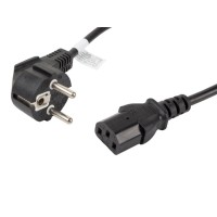 Кабел/преходник Lanberg CEE 7/7 -> IEC 320 C13 power cord 1.8m VDE